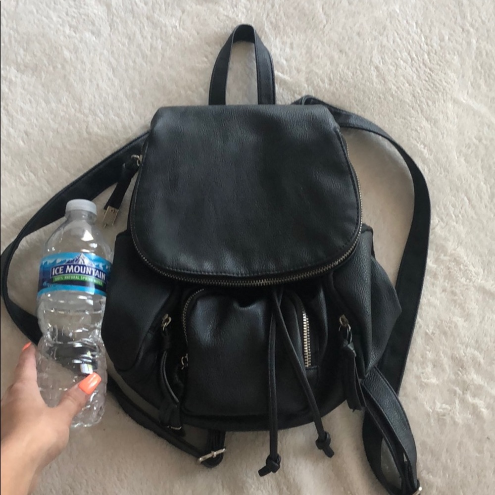 Black Mini Backpack - Picture 2 of 2